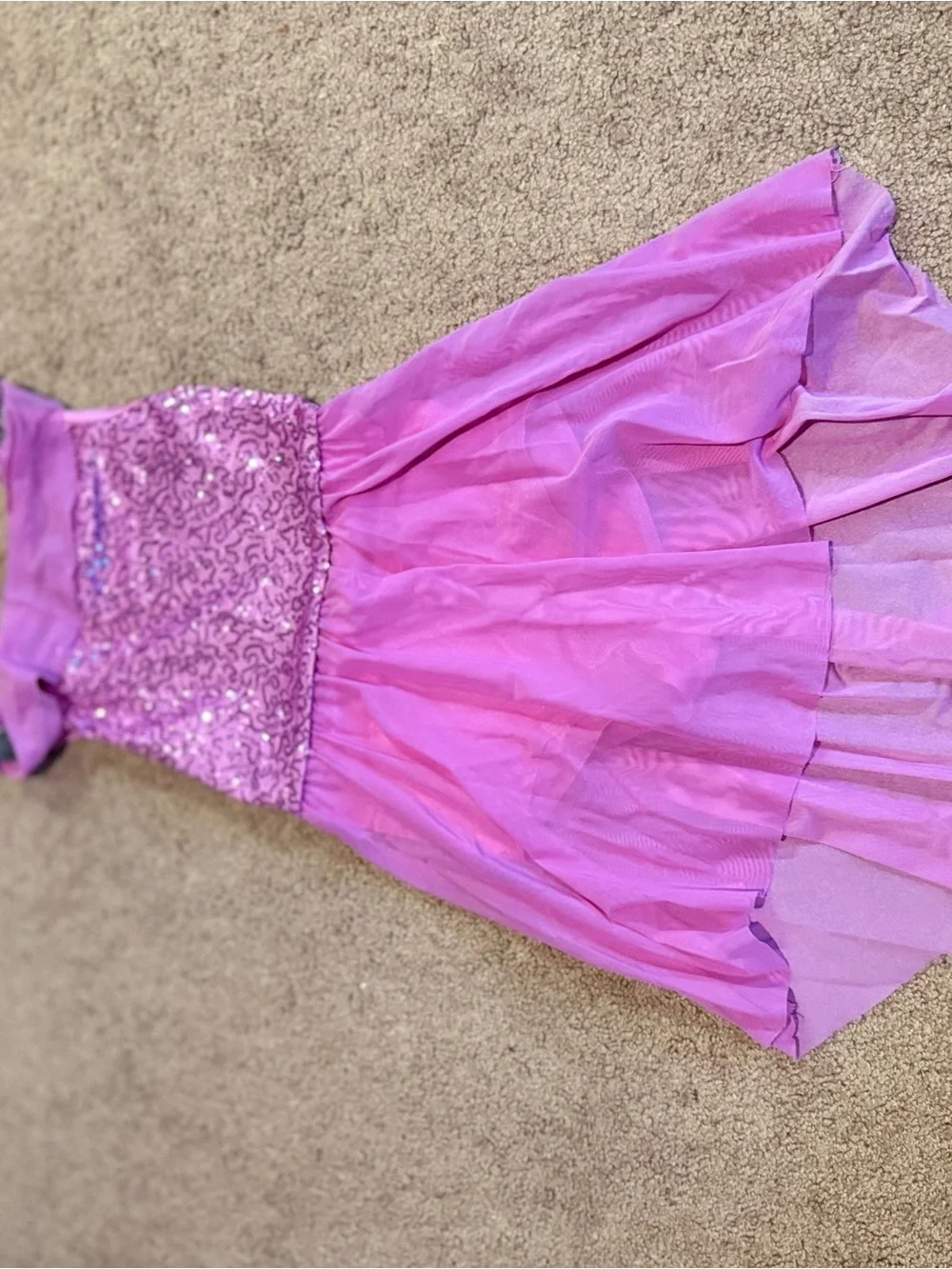 Pink dance costume